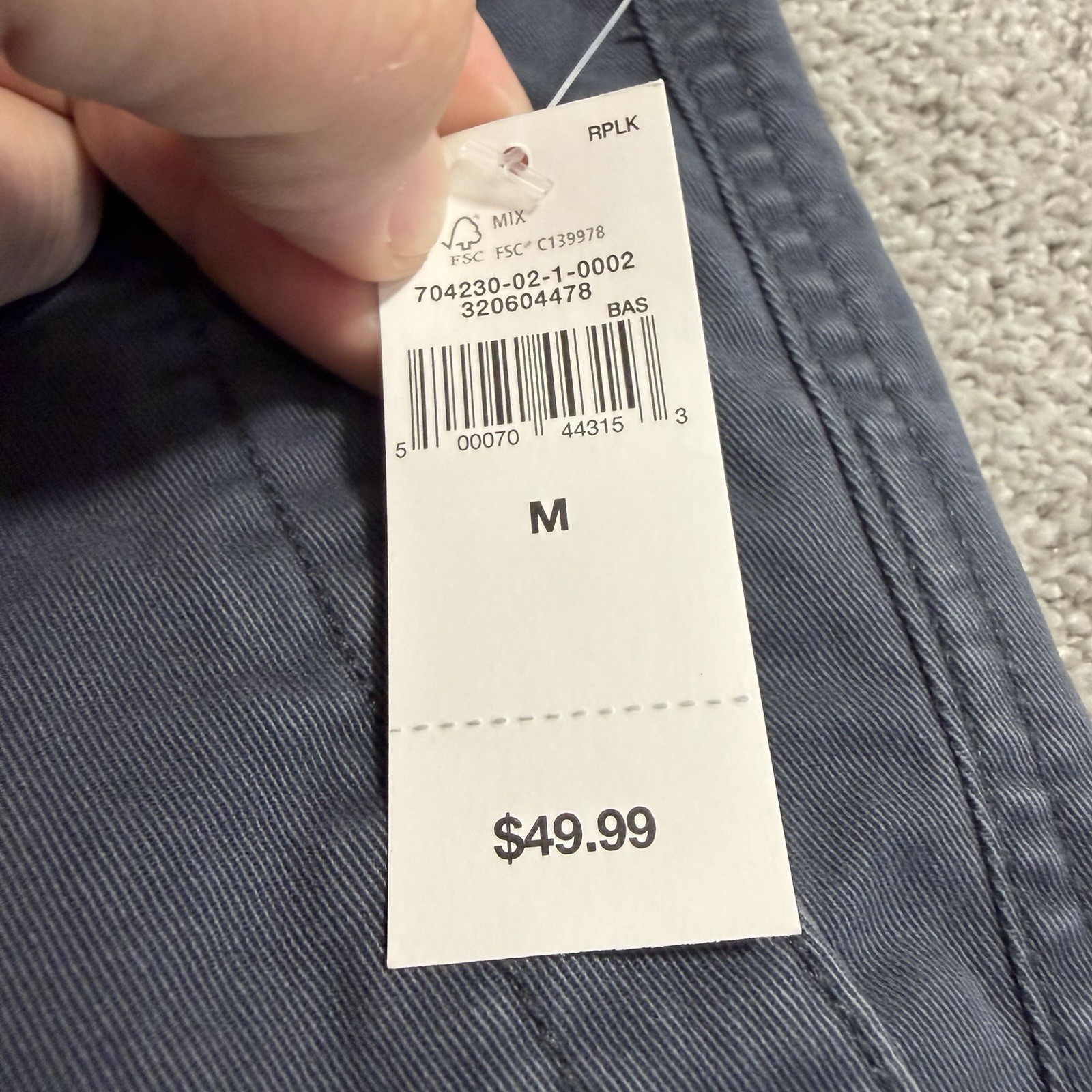 GAP Flex Essential Joggers Men’s Size M Medium Dark Pearl Grey Pants NWT
