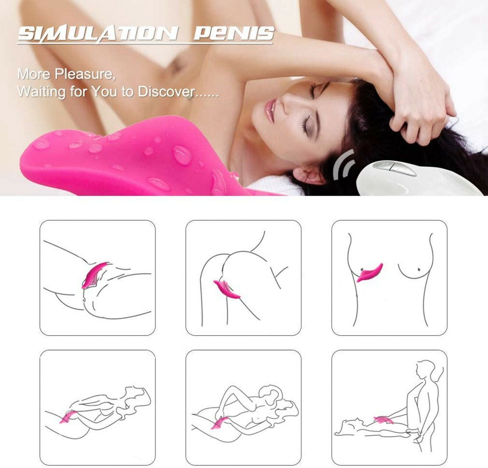 10 Function Vibrating Panties Underwear Women Panties Wireless Remote Control US