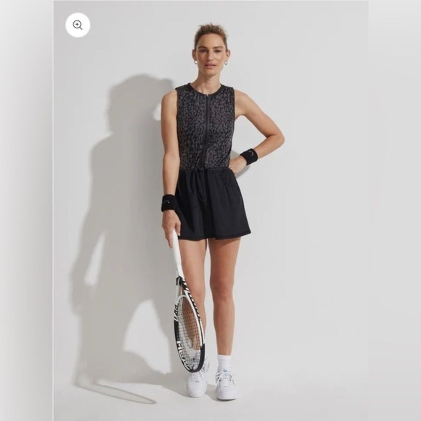 NWOT Varley Lagoda Dress Shadow Animal Print Small Tennis Golf