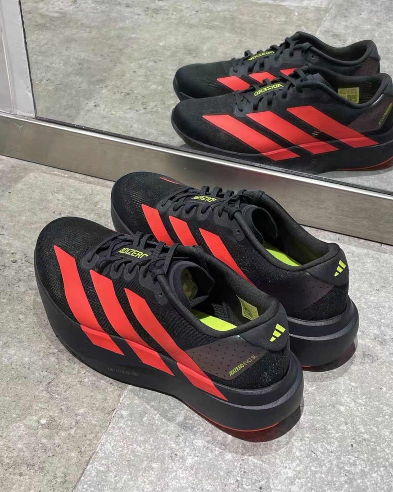 adidas Adizero Evo SL Carbon Lucid Red – JR3414