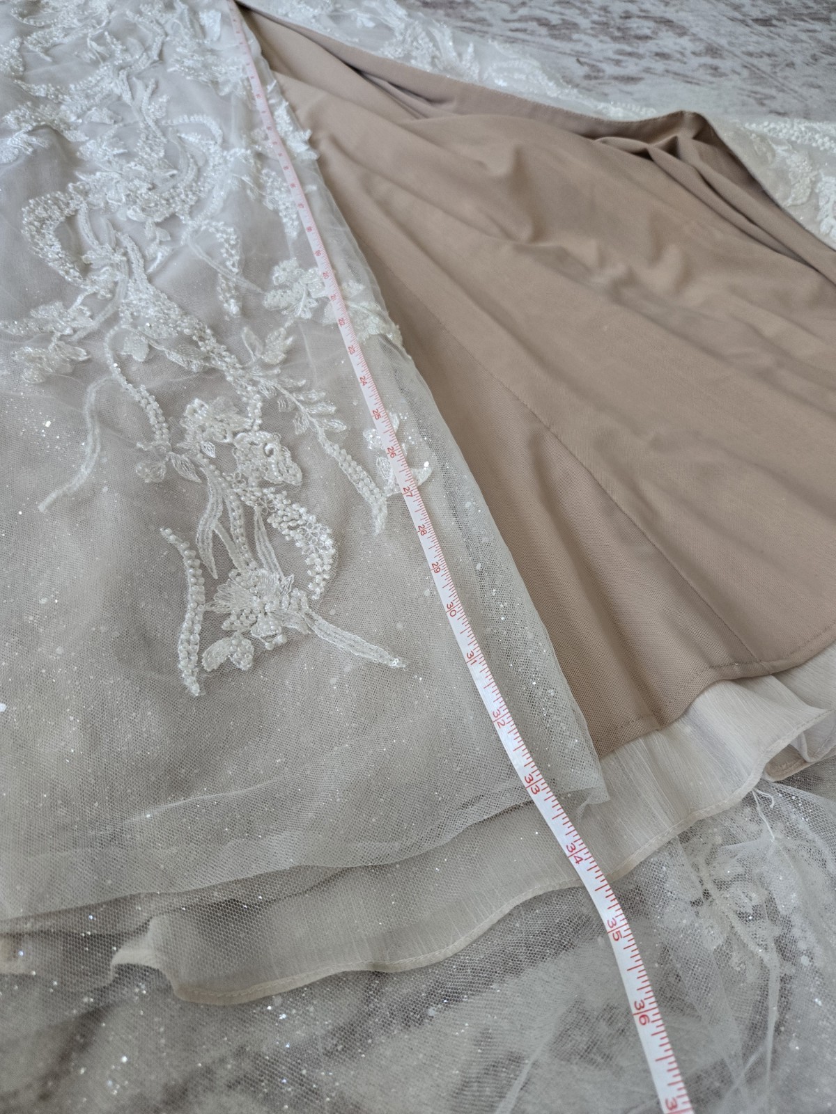 Beautiful Wedding Dress Size SEE Measurements