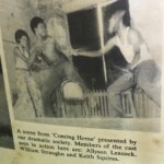 A scene from the Combermere School's dramatic production 'Coming Home' in the scene Allyson is with Keith Squires and William Straughn